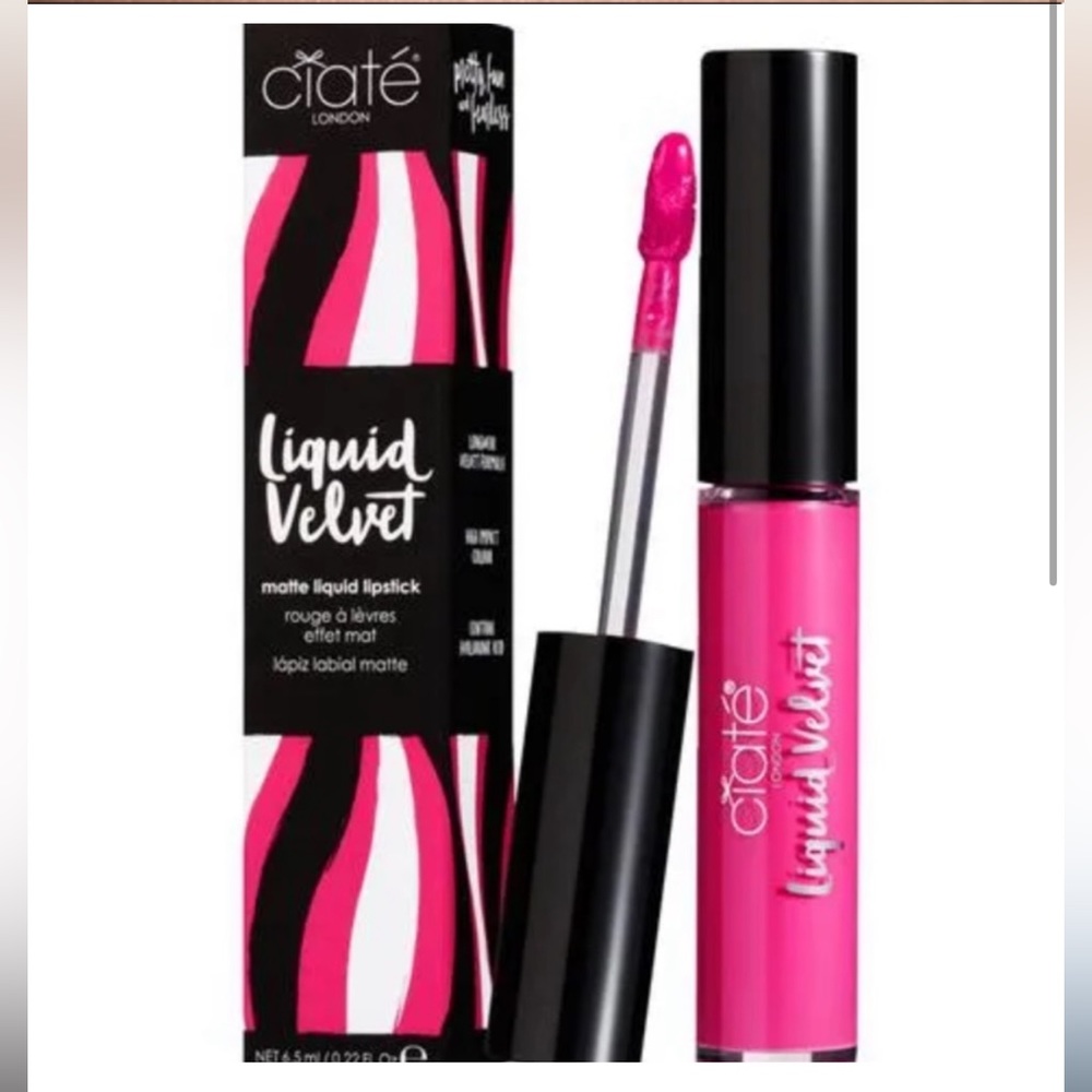 Ciate Liquid Velvet Lipstick in Sasspot, 6.5ml/Full Sized, New in Box